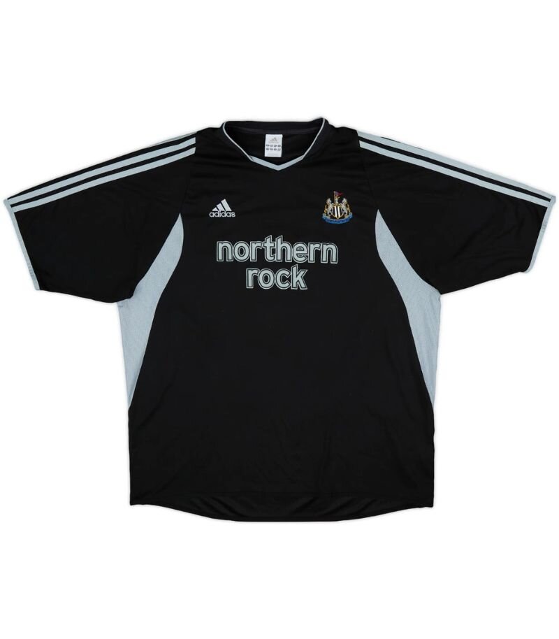 Newcastle united 2003-04 away kit in black and grey